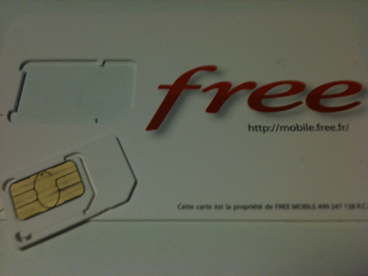 Problèmes d'incompatibilité avec les cartes SIM de Free Mobile